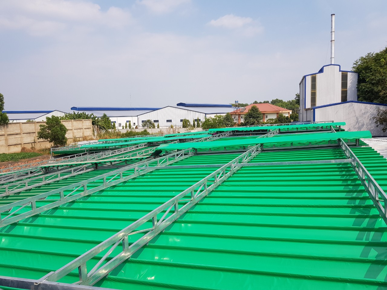 Mái Xếp Lượn Sóng